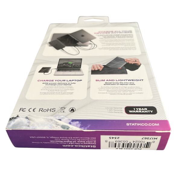 Statik 65W Laptop Multi-Device Power Bank 20000Mah - Picture 6 of 6